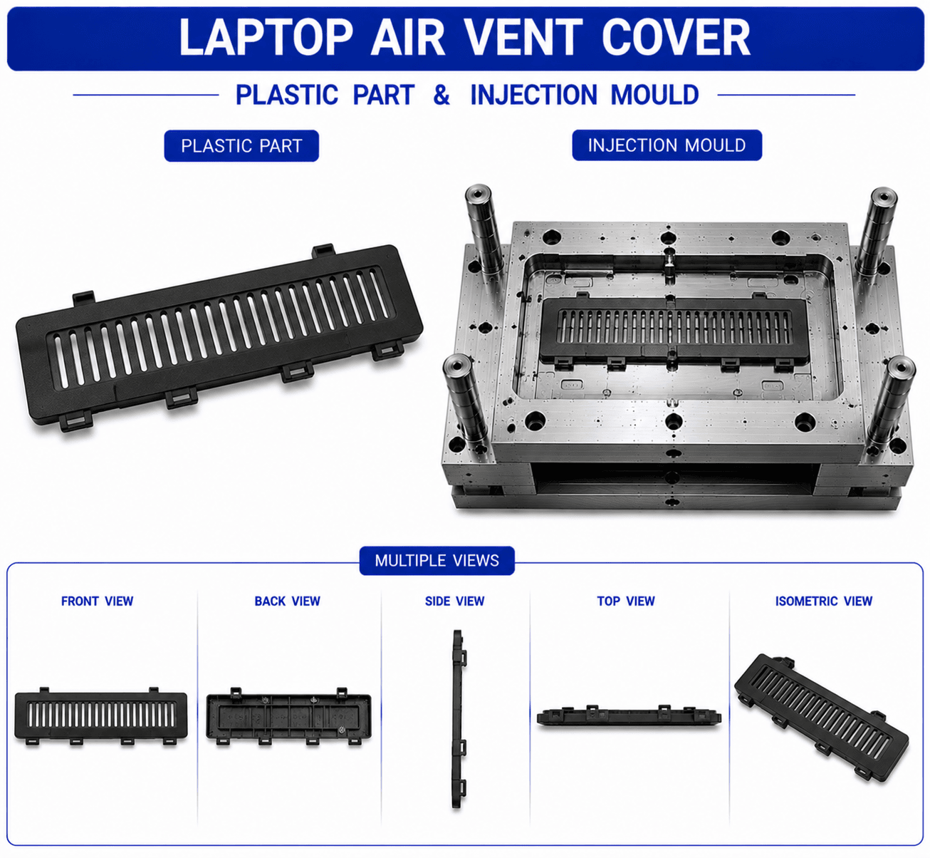 Laptop Plastic Air Vent Cover